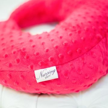 Hot Pink Minky Nursing Pillow