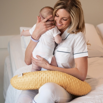 Terracotta Minky Nursing Pillow - 1