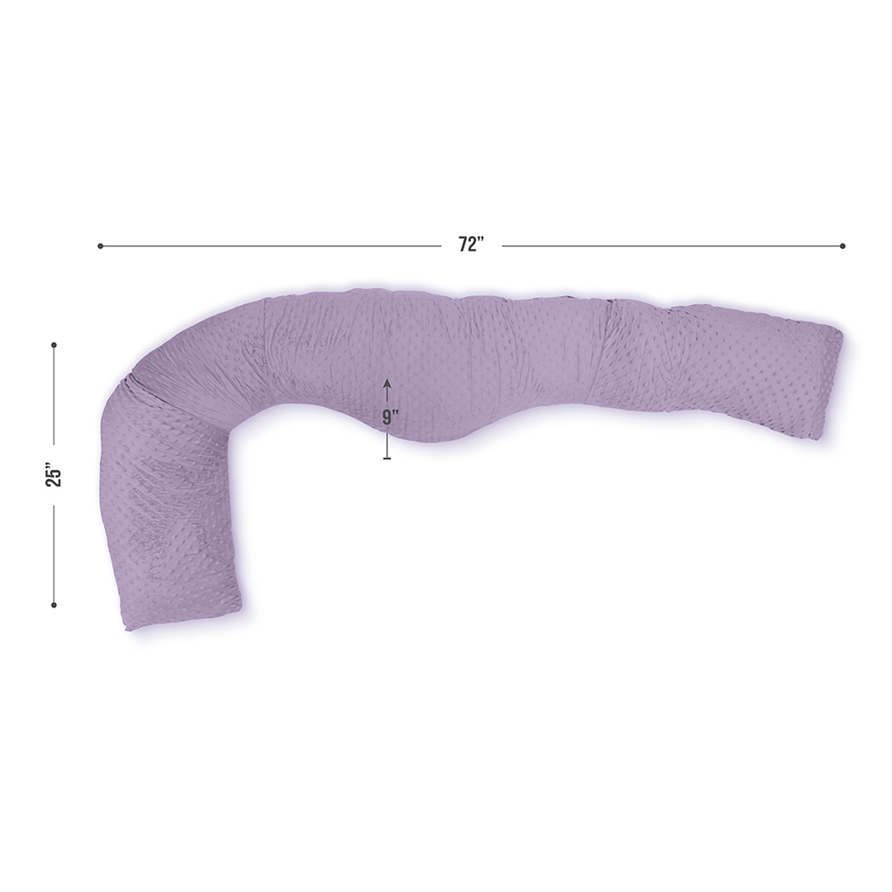 Lilac Minky Body Pillow - 0